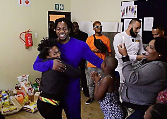 Image result for Runtown donates gifts to female orphanage
