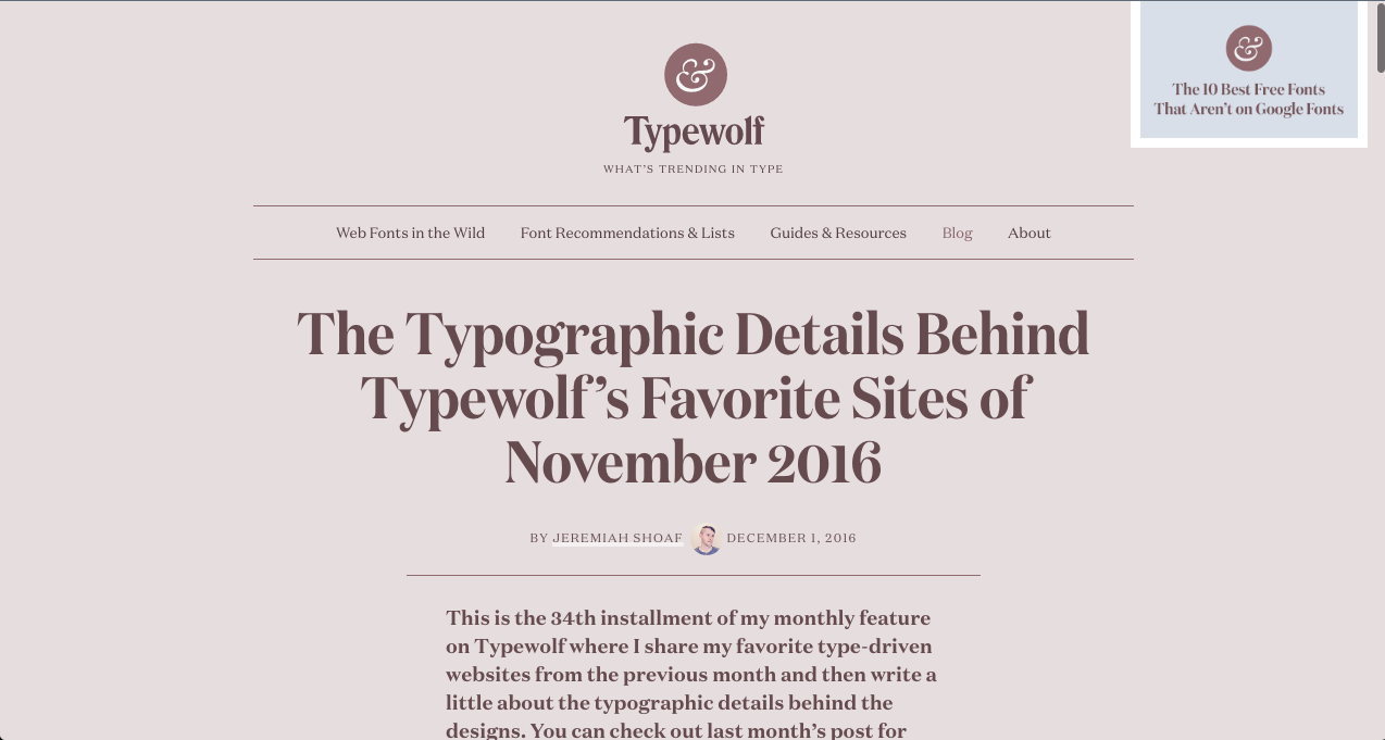 How to identify fonts used on a Blog or a web page? - SeoWebJournal