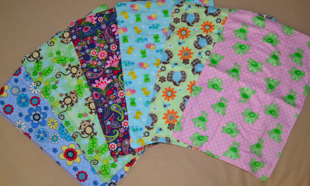 Craft Rookie Cloth Diaper+Flannel Burp Cloths
