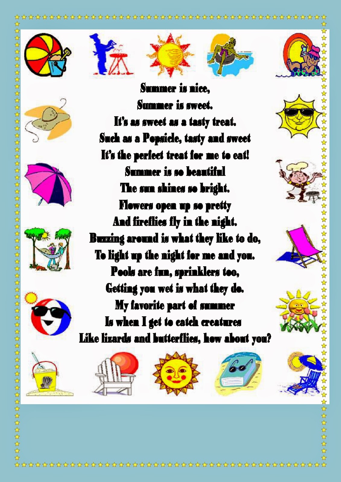 summer holiday homework for kindergarten pdf