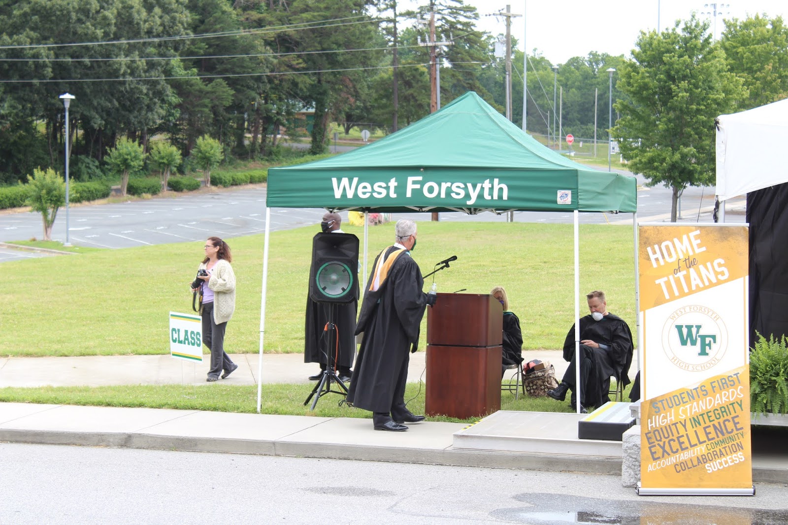 Your Permanent Record DriveThrough Graduation at West Forsyth