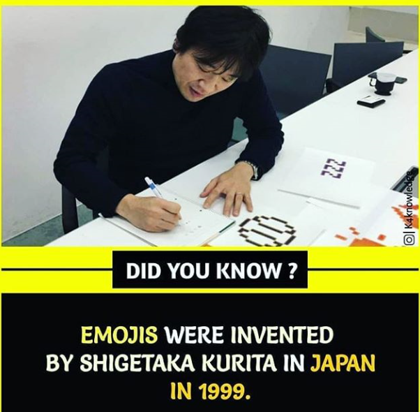 history of emojis