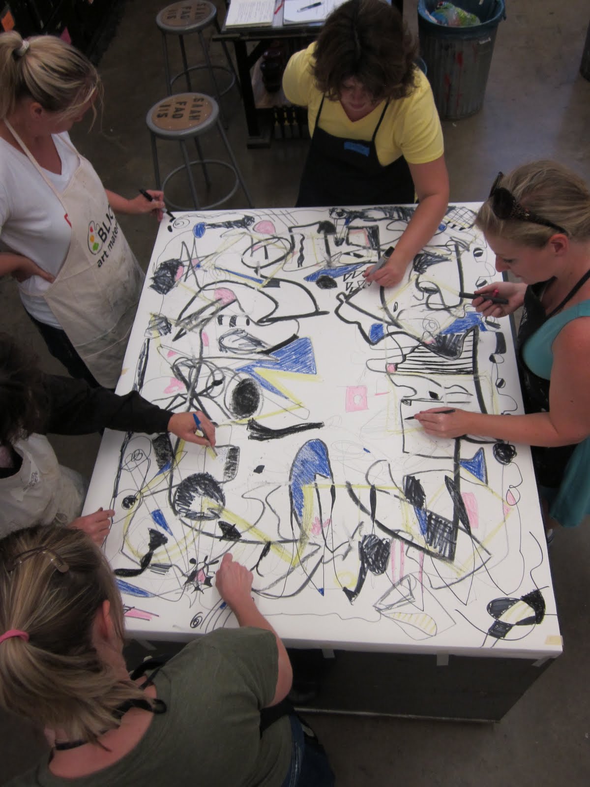 A Sense of Place printing with large ink slabs