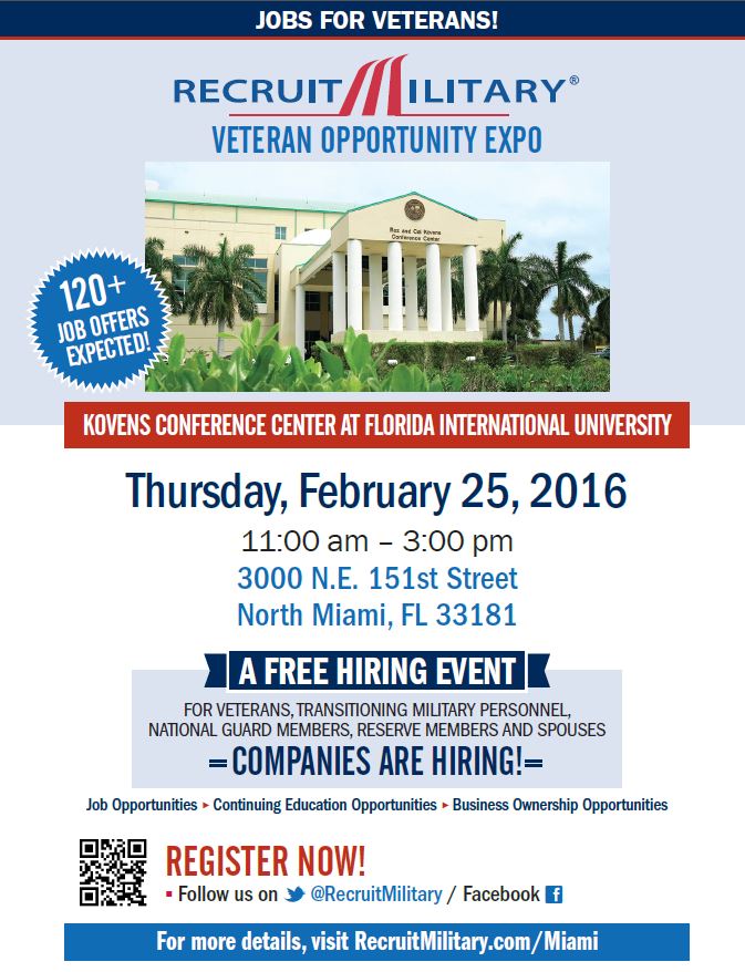Jobs Register Now for VeteransHiring Event (February 25, 2016 1100 am)