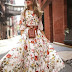 Floral long dress