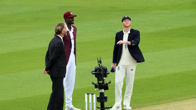  चार महीने बाद इंटरनेशनल क्रिकेट की वापसी। देखिये जब टॉस हो रहा था तब क्या हुवा | England Vs West Indies First Test match
