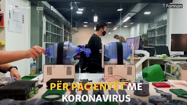 La compagnia 'Formon' in Kosovo sta producendo ventilatori meccanici dalla stampante 3D