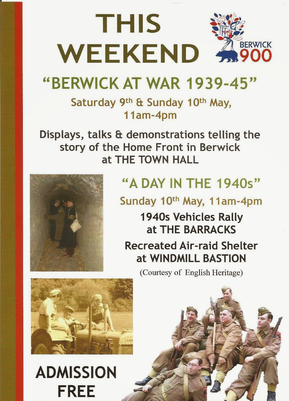 Berwick 900 The Story of Berwick and WW2 9 and 10 May