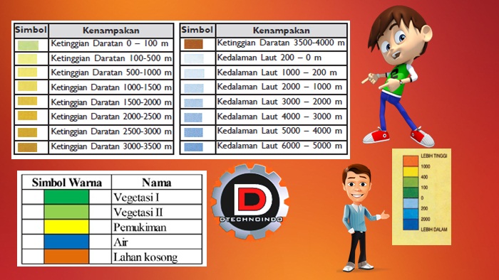 Penjelasan Arti Simbol Warna Pada Peta Dtechnoindo