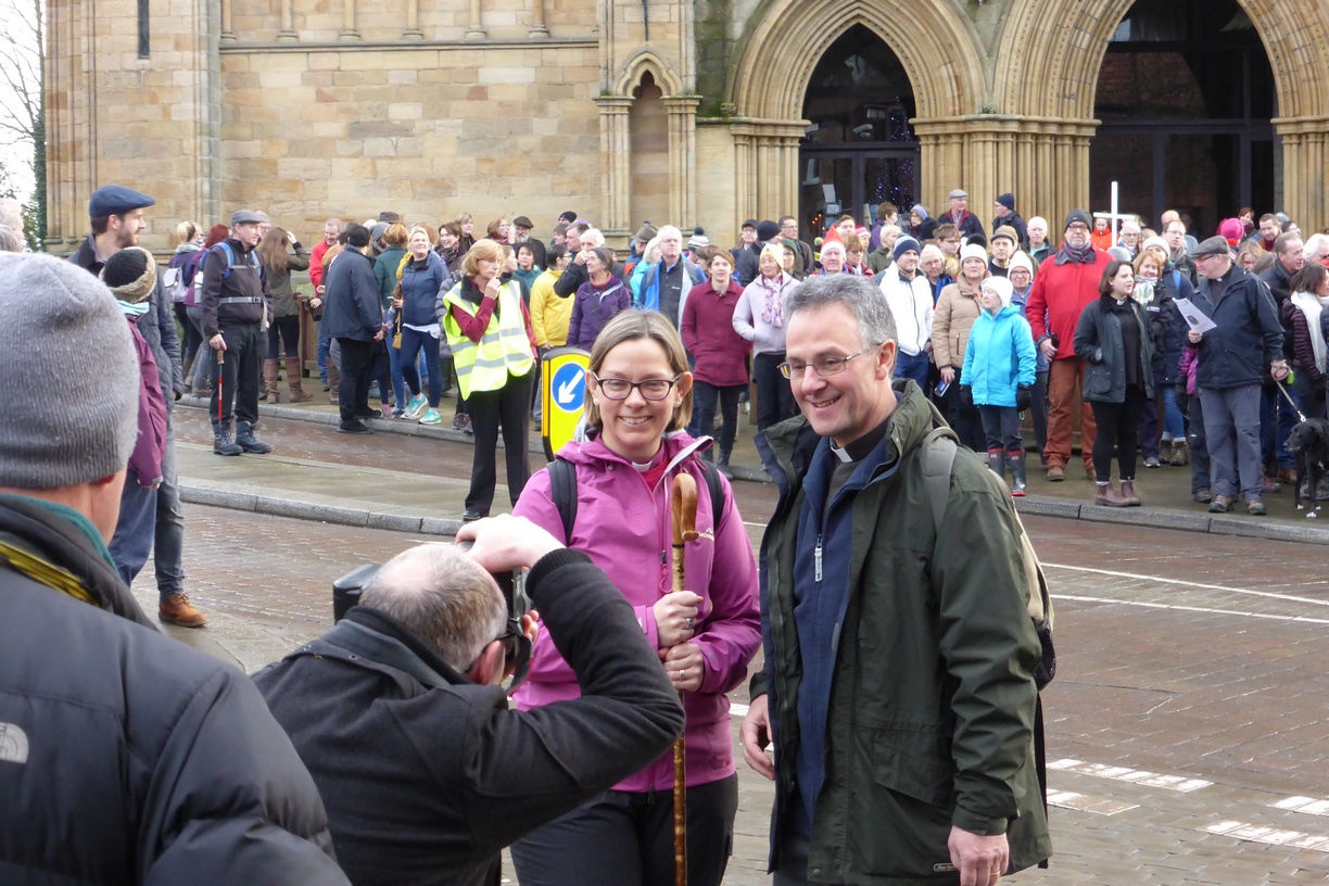 The Rainforest Fund Project Fountains Abbey from Ripon Cathedral Pilgrimage Boxing Day 2018