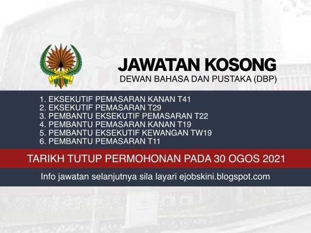 Jawatan kosong dbp