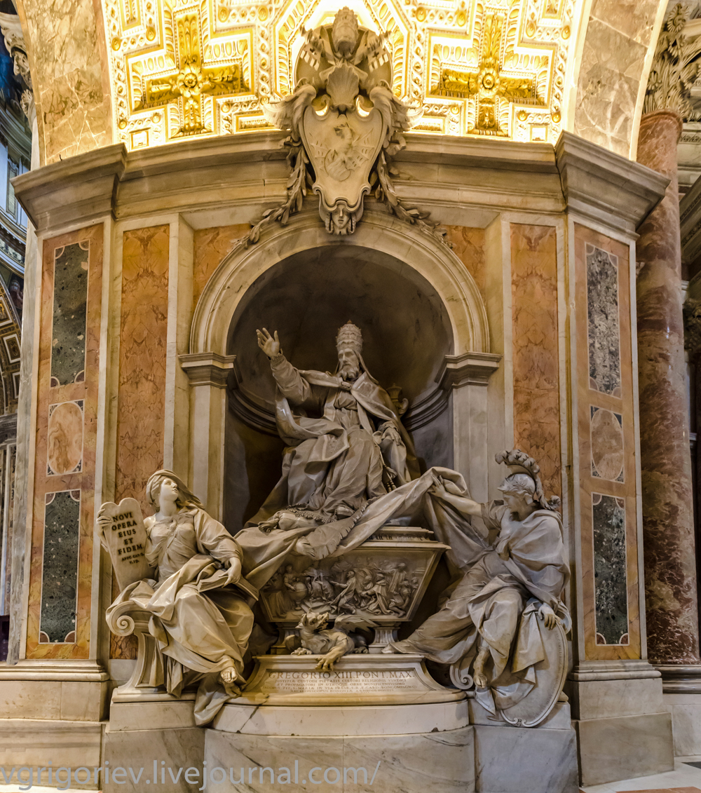 Святые в италии. Бернини надгробие папы Урбана VIII. Лоренцо Бернини «надгробие папы Урбана VIII.
