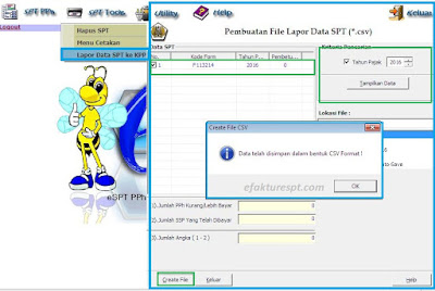 Cara Buat File CSV SPT Tahunan PPh Badan