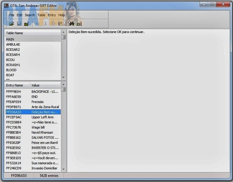 GTA SA - San Andreas GXT Editor | GTA Free Mods