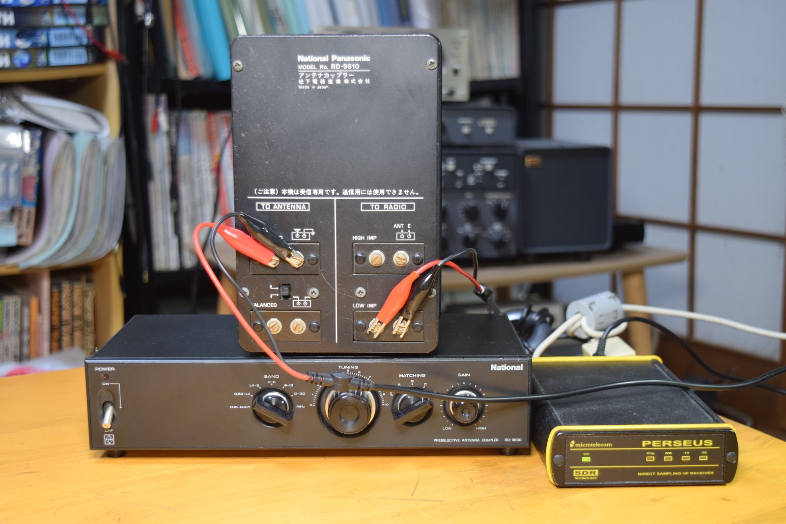 ナショナル　パナソニックBCLラジオ　アンテナカップラーRD-9810 ナショナル BCL アンテナカップラー RD-9810
