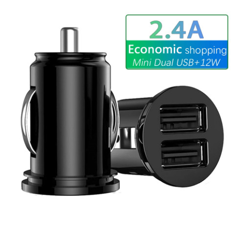 2.4A 5V Dual USB car charger 2 port Cigarette