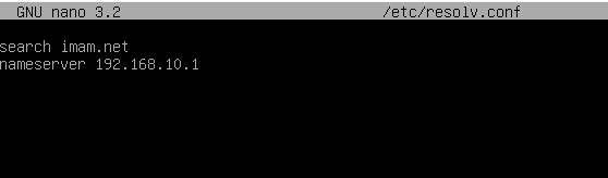 Menambah nama domain dan ip nameserver Menambah nama domain dan ip nameserver