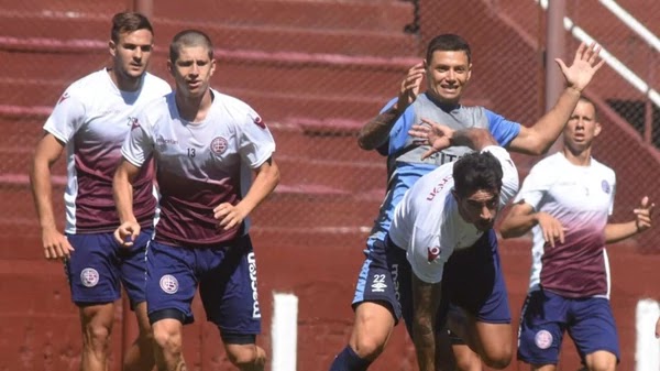 Jugadores de Lanús y Velez