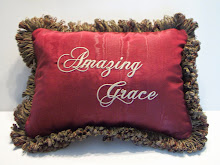 Amazing Grace - dark red taffeta - paisley tapestry on back