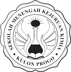 Logo SMK KIMIA 1 Panjatan Kulon Progo bw