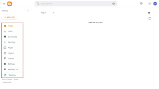 blogger dashboard, wordpress vs blogger