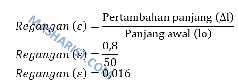 Kumpulan Contoh Soal Dan Pembahasan Soal Latihan Tegangan Regangan Modulus Elastisitas Young Serta Rumusnya Lengkap Masharist