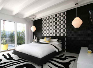 ديكورات غرفة النوم باللون الأسود
