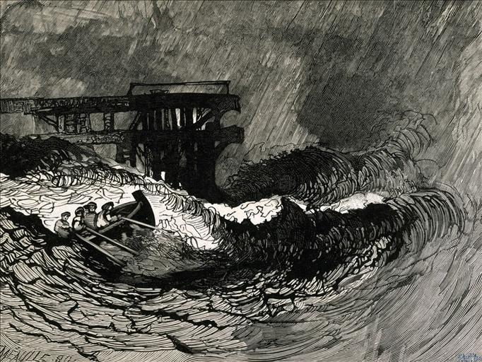 Peinture de Victor Hugo Ma destinée Peinture de Victor Hugo Ma destinée