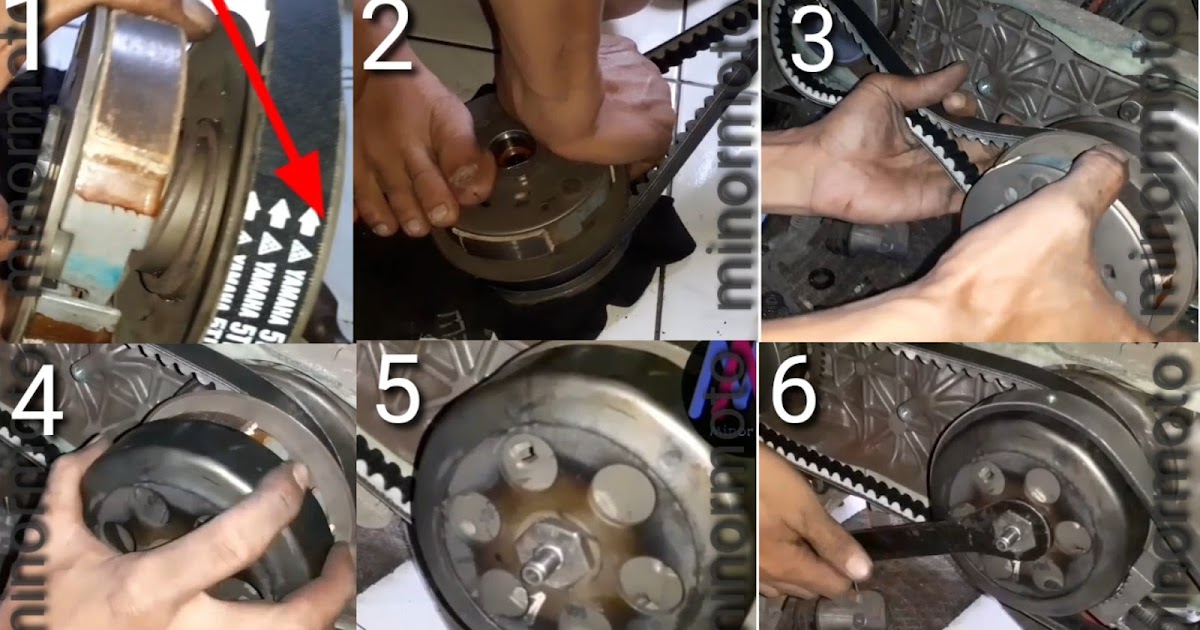 Cara Memasang V Belt Mio GTK Guru Cara Memasang V Belt Mio GTK Guru