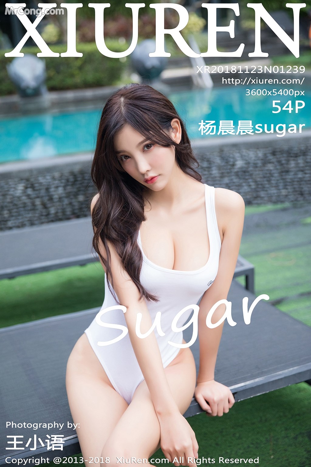 XIUREN No.1239: Model Yang Chen Chen (杨晨晨 sugar) (55 photos)
