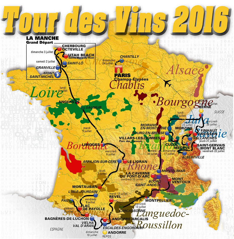 Tour des Vins 2010 / 2011 / 2012 / 2013 / 2014 7 2015