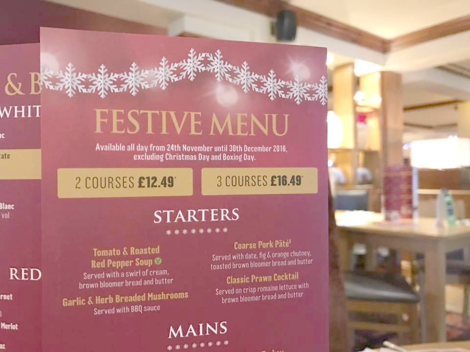 Festive Menu at Table Table, Morfa Rhuddlan Review Beth Owen