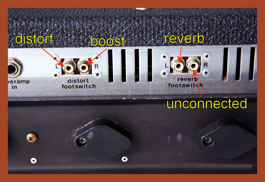 Sunn Concert Lead footswitch (RCA) dpFX Pedals