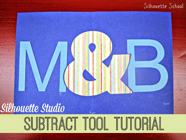 Subtract, subtract all, Silhouette tutorial, Silhouette Studio, silhouette 101