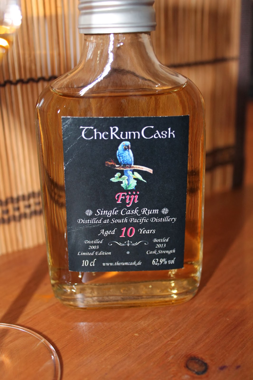 Barrel Aged Thoughts The Rum Cask Fiji Rum, South Pacific Distillery 10 YO