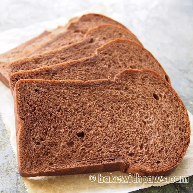Mocha Soft Sourdough Bread