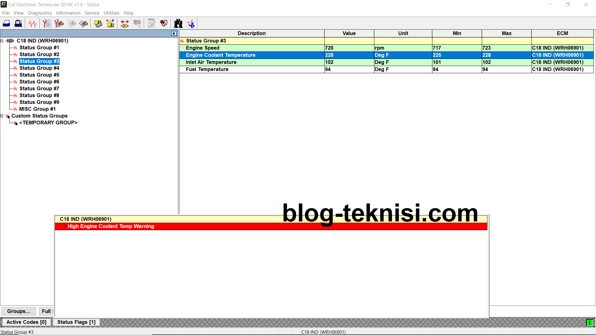 Event Codes High Engine Coolant Temperature Warning (SPN 110 FMI 15) Blog.Teknisi