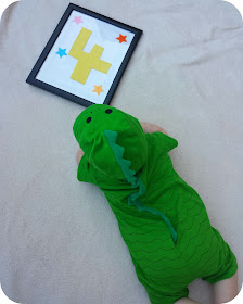 baby dinosaur outfit, 4 month old, Tesco baby clothes