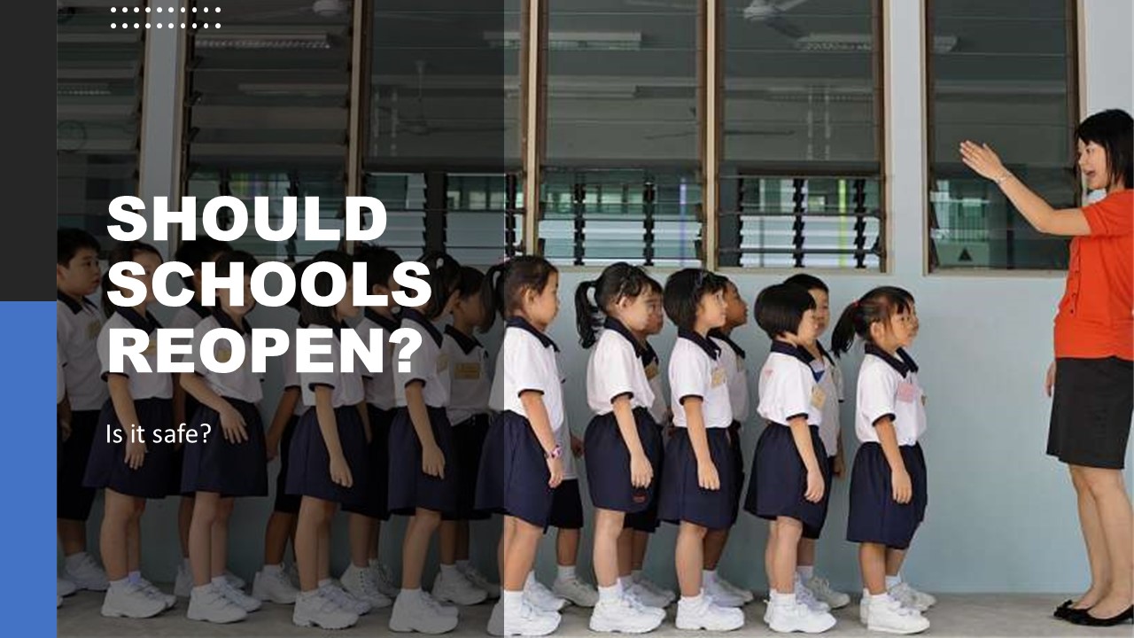 Should Schools reopen tomorrow or should holidays be extended