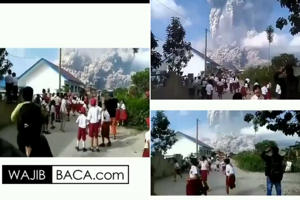 Dhasyatnya Erupsi Gunung Sinabung, Rubah Siang Jadi Gelap Masyarakat Menjerit Ketakutan Dhasyatnya Erupsi Gunung Sinabung, Rubah Siang Jadi Gelap Masyarakat Menjerit Ketakutan