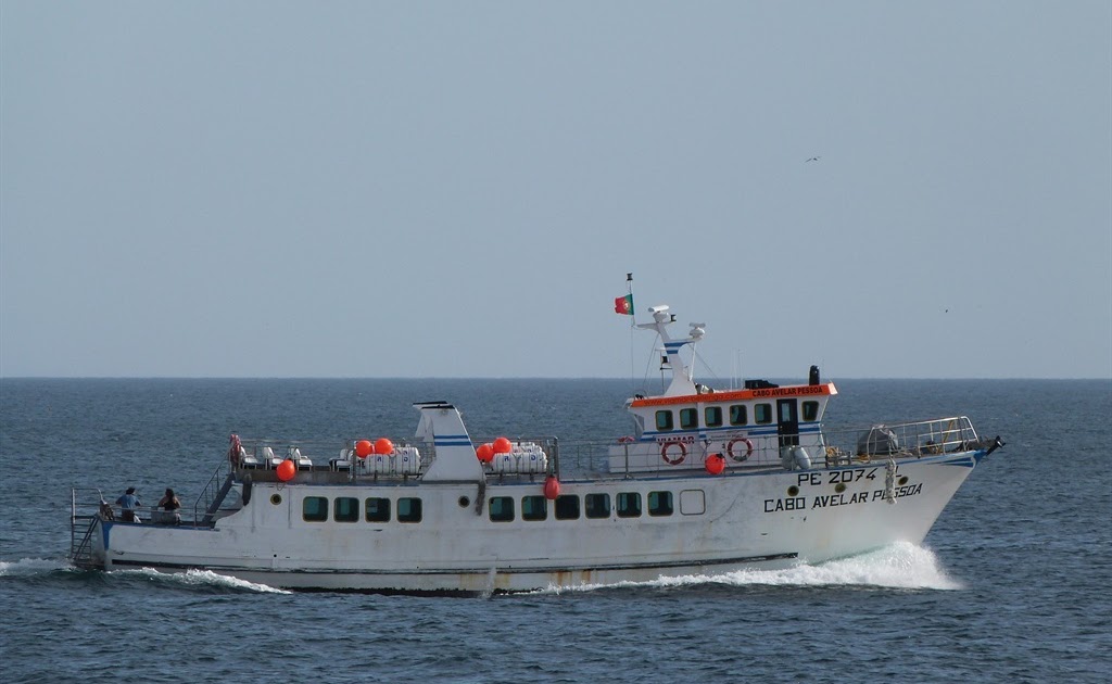 PINTURAS EM PENICHE O “Cabo Avelar Pessoa” a caminho da Berlenga