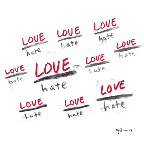 Cartoonconnie Comics Blog Love Over Hate