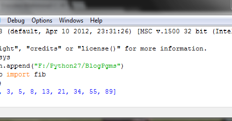 Computing for Beginners: Python Module to Print Fibonacci Numbers