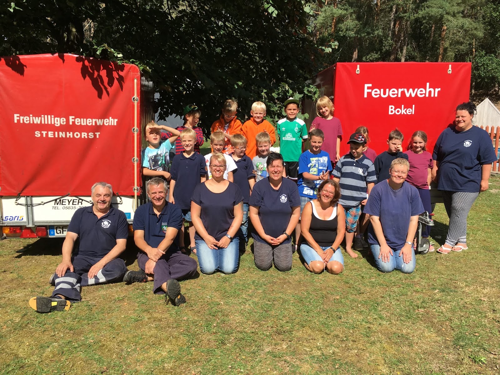 Heideort Steinhorst Niedersachsen Kinder Und Jugendliche Fahren