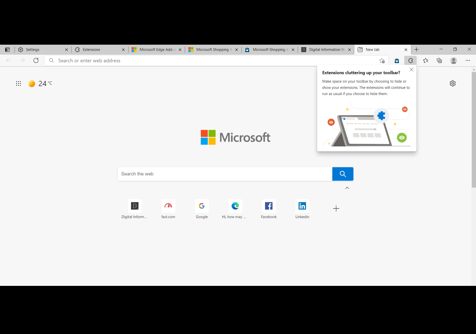 🔵How to pin Edge Extension in Microsoft Edge toolbar? 