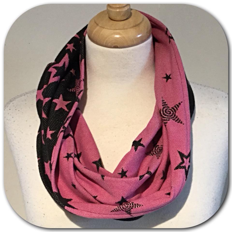 Kokadi pink stars cowl 85cm