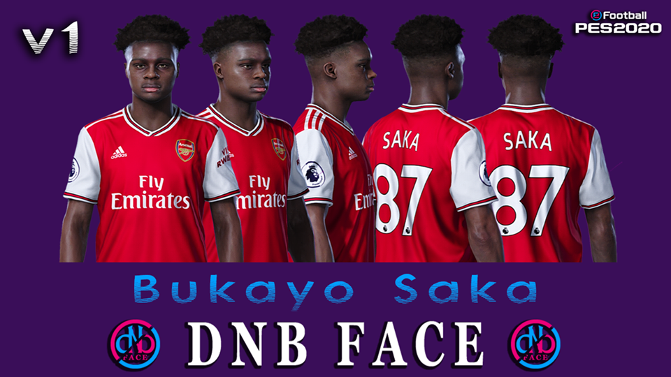 PES2020 Bukayo Saka Face by DNB PES2020 Bukayo Saka Face by DNB