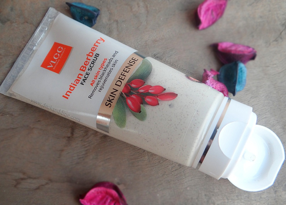 VLCC Skin Defense Indian Berberry Face Scrub Review Deck and Dine