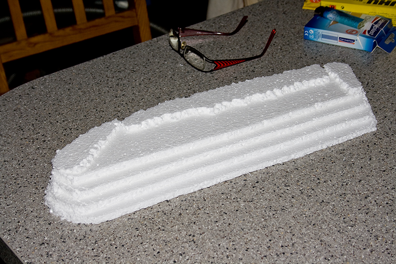 styropor mit gips kleben