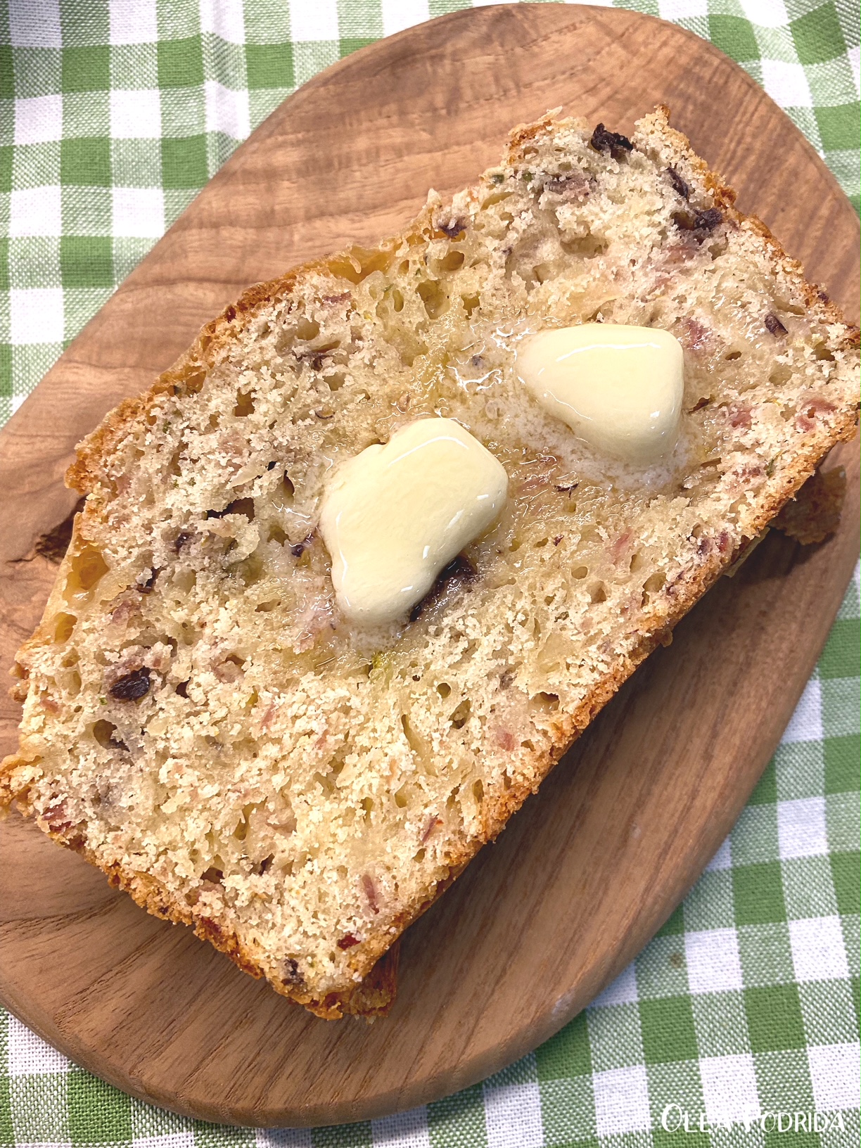 OllaPodrida Savory Gruyère Bread with Ham (and a host of other things)